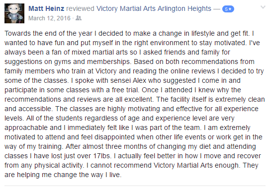 Thai Kick boxing review Arlington Heights