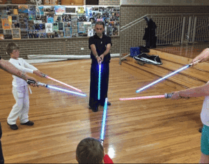 Sabers of light demo