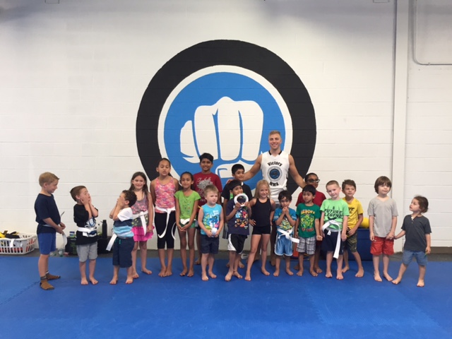 Kids learn discipline with karate lessons
